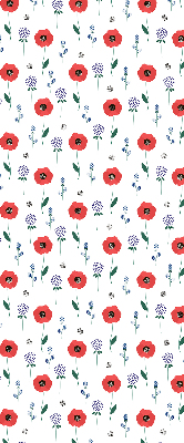 Daylight roller blind Poppy flowers