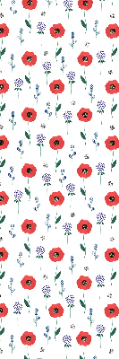 Daylight roller blind Poppy flowers