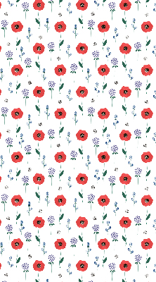 Daylight roller blind Poppy flowers