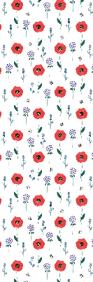 Daylight roller blind Poppy flowers