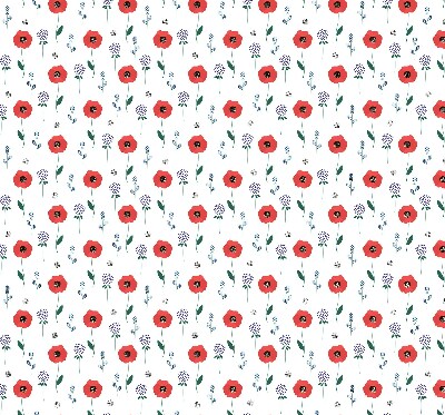 Daylight roller blind Poppy flowers