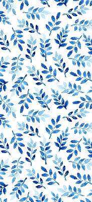 Daylight roller blind Blue leaves