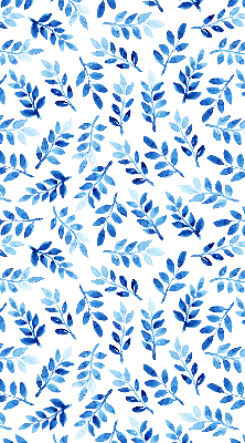 Daylight roller blind Blue leaves