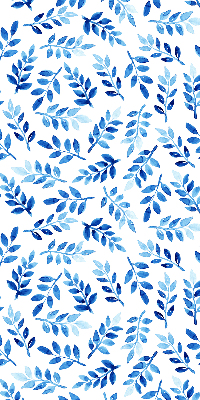 Daylight roller blind Blue leaves