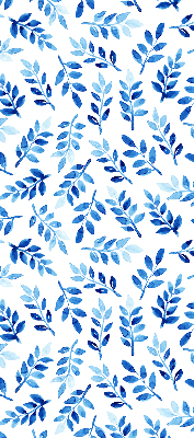 Daylight roller blind Blue leaves