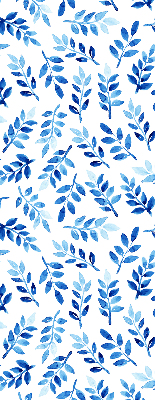 Daylight roller blind Blue leaves