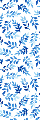 Daylight roller blind Blue leaves