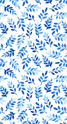 Daylight roller blind Blue leaves