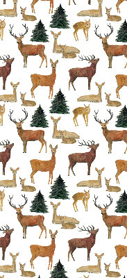 Kitchen roller blind Deer and deer