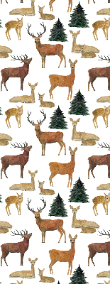 Kitchen roller blind Deer and deer