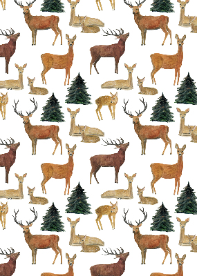 Kitchen roller blind Deer and deer