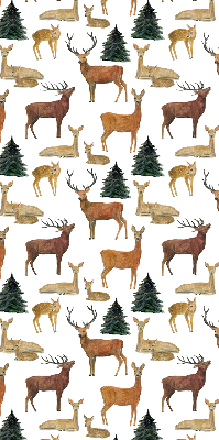 Kitchen roller blind Deer and deer