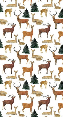 Kitchen roller blind Deer and deer