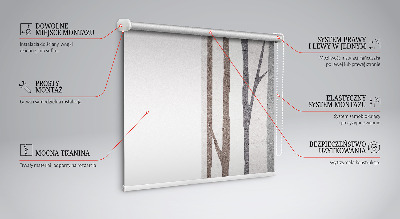 Window blind Tree trunks