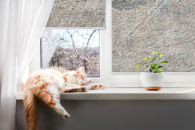 Roller blind for window Reflected leaves