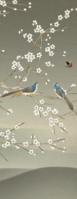 Kitchen roller blind Birds on the branch