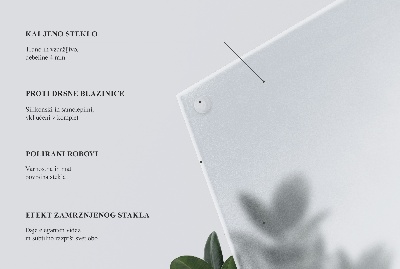 Glass round tabletop in semi-transparent finish