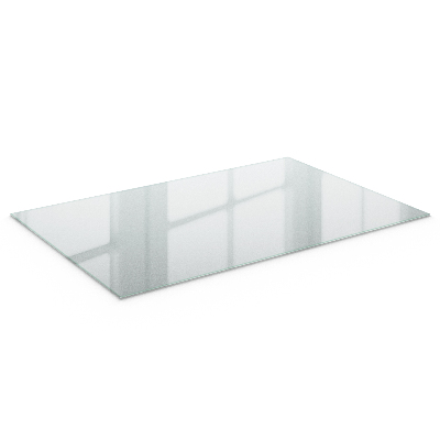 Glass top for coffee table Rectangular semitransparent