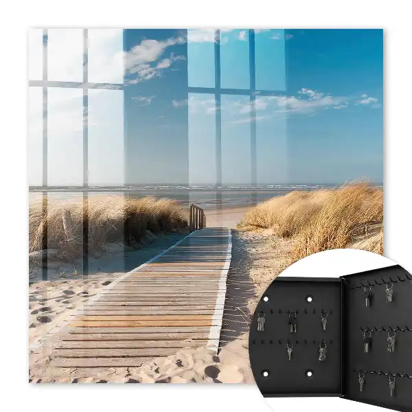 Key cabinet A quiet beach with dunes