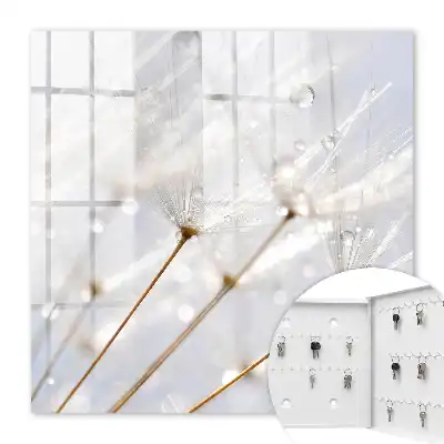 Wall mounted key cabinet The lightness of nature in the rain