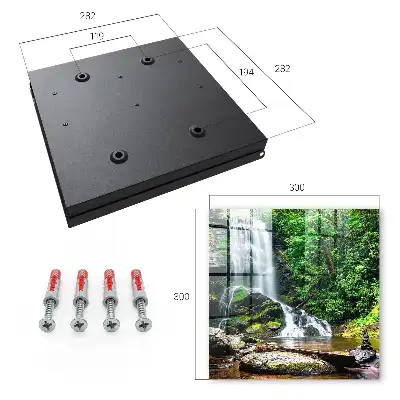 Decorative key box A natural oasis of lush greenery