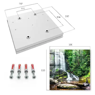 Decorative key box A natural oasis of lush greenery