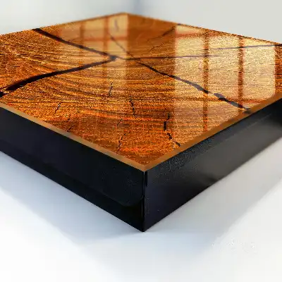 Decorative key box Wood grain