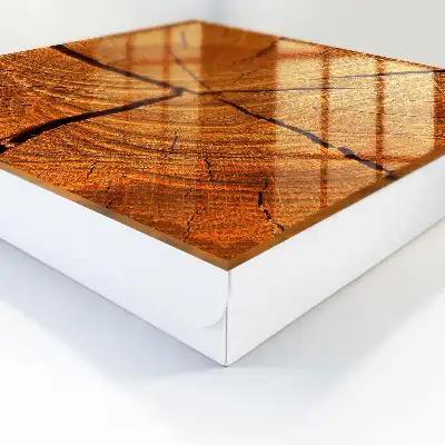 Decorative key box Wood grain