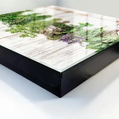 Decorative key box Dried herbs in a rustic style