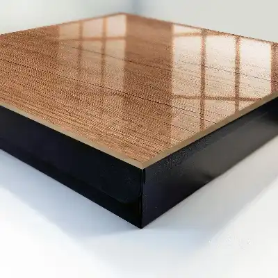 Decorative key box Wooden texture with natural grain