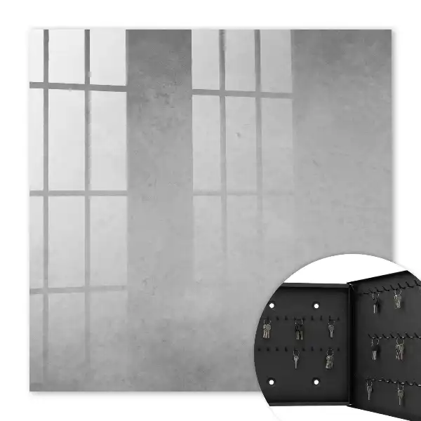 Key cabinet Gray abstraction with delicate patterns