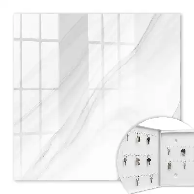 Decorative key box Waves of elegance in light shades