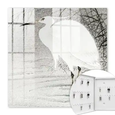 Key box for home Gray Grass Heron