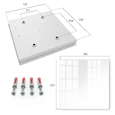 Decorative key box White minimalist white