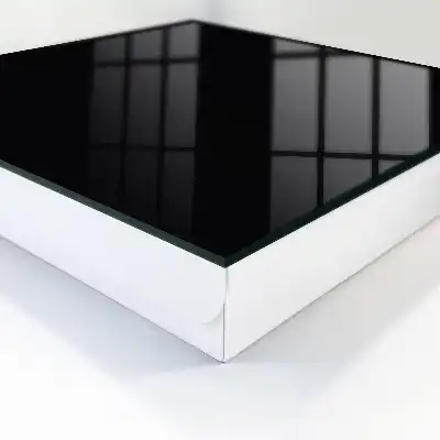 Wall mounted key cabinet Black background