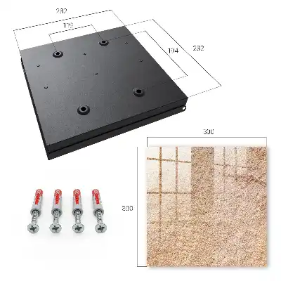 Wall mounted key box Beige sand pattern