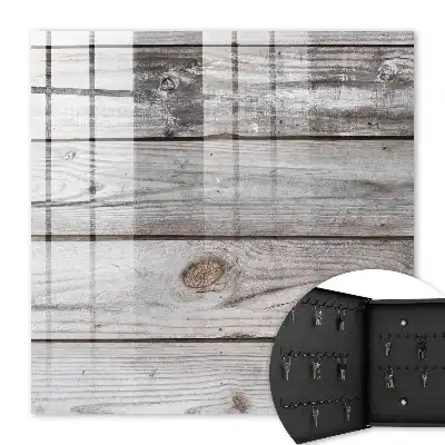 Decorative key box Wooden texture makes a cozy space