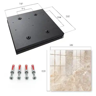 Wall mounted key box Beige marble full of elegance