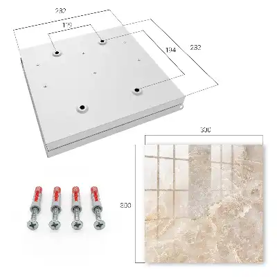 Wall mounted key box Beige marble full of elegance