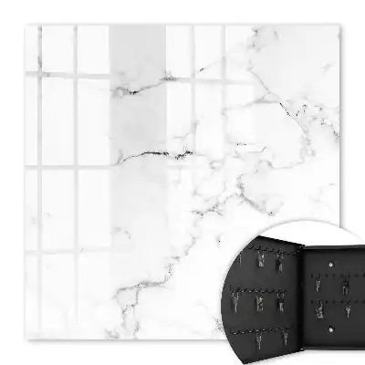 Key box for home Marbled pattern with gray details