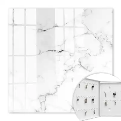 Key box for home Marbled pattern with gray details