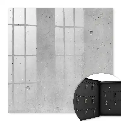 Decorative key box Raw concrete minimalist grays