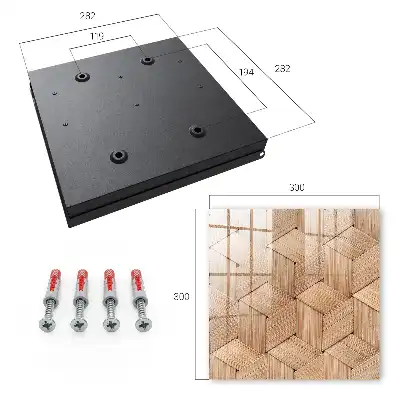 Wall mounted key cabinet The geometry of the nature of the braid pattern