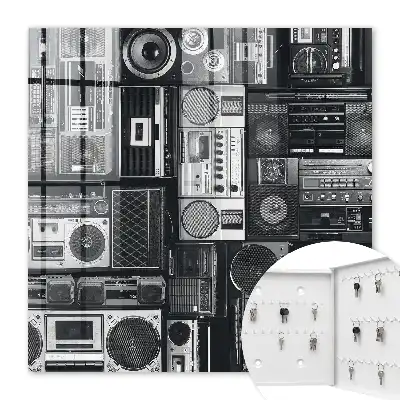 Key cabinet Musical nostalgia retro speakers
