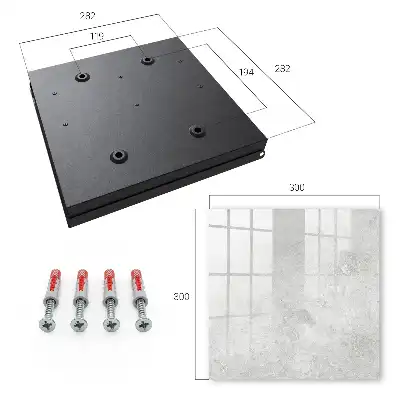 Key box for home Gray tone stone