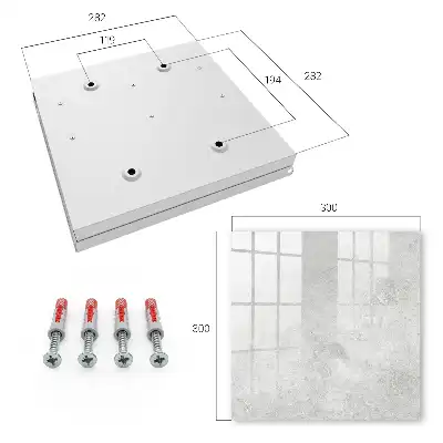Key box for home Gray tone stone