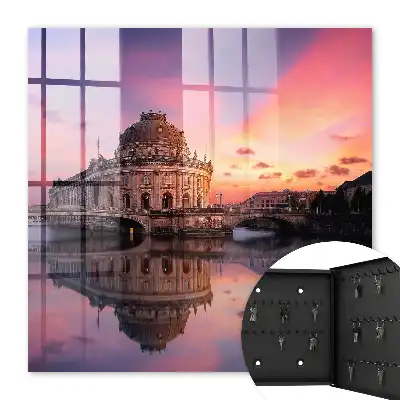Decorative key box The urban west with historic architecture