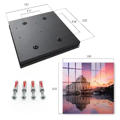 Decorative key box The urban west with historic architecture