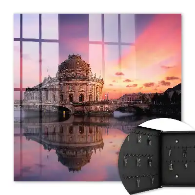 Decorative key box The urban west with historic architecture
