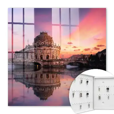 Decorative key box The urban west with historic architecture